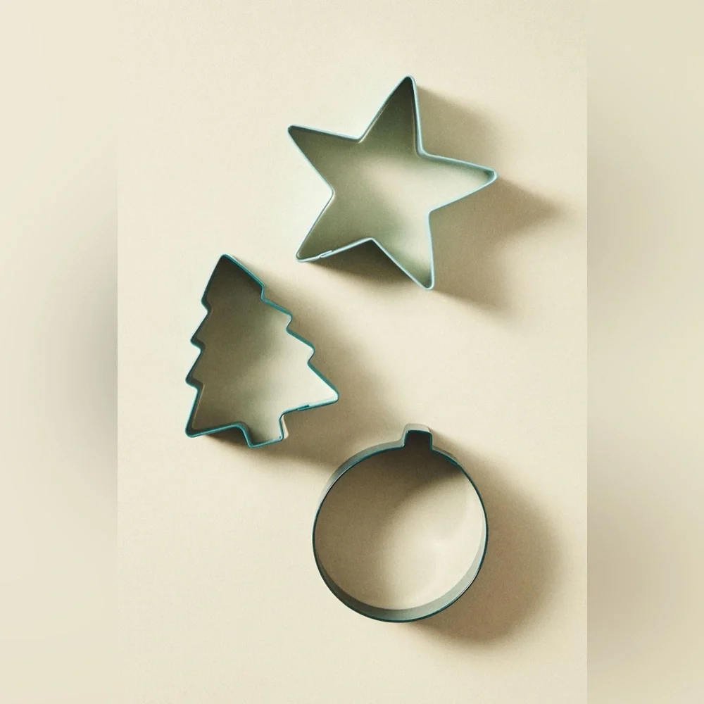 Anthropologie Tree Decorating Cookie Cutter Set